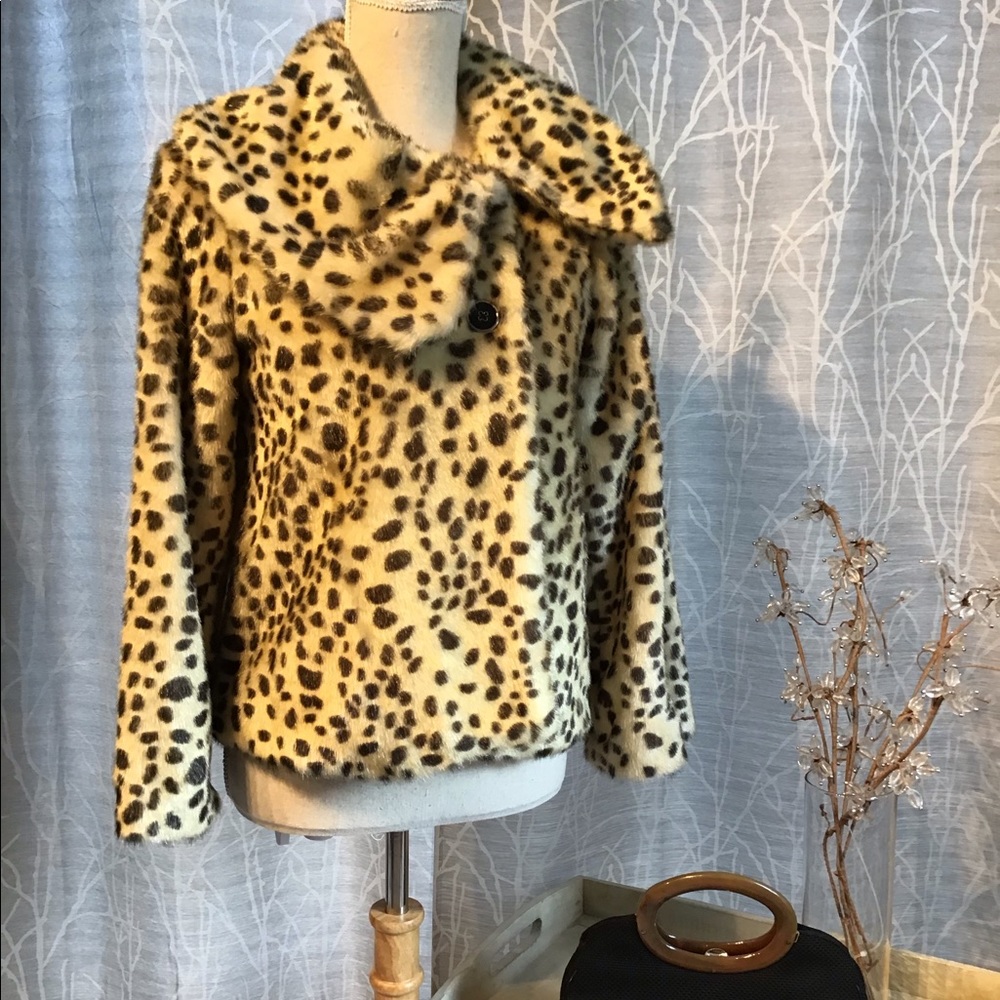 BeBe Cheetah print winter coat